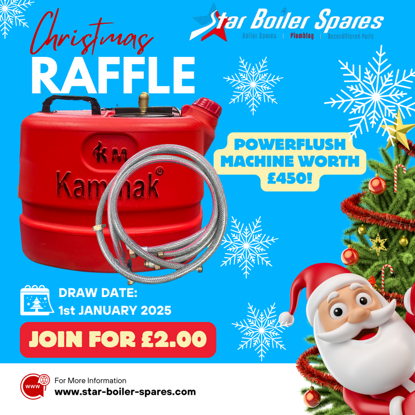 CHRISTMAS RAFFLE POWERFLUSH MACHINE