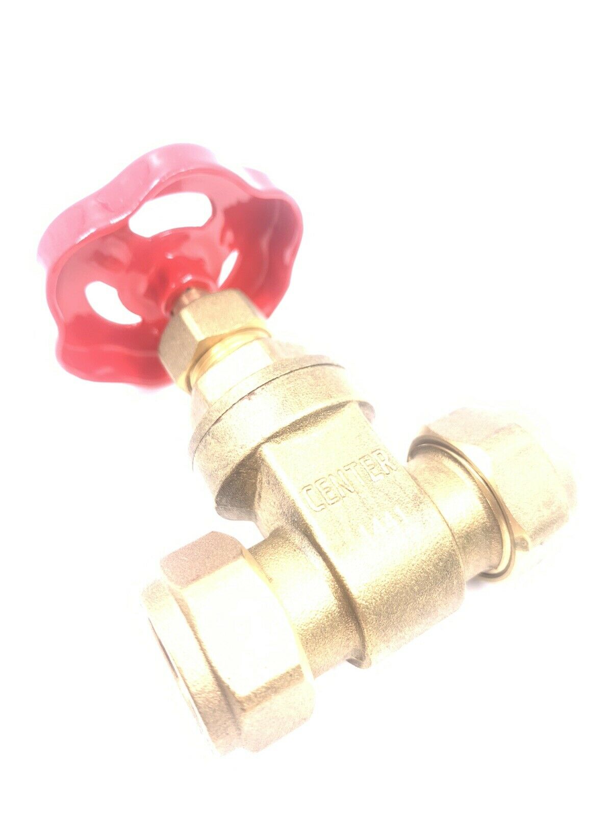 15mm Gate Valves Compression Cast Red Handwheel Wras Approved 7423